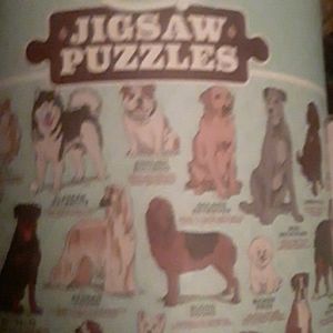Dog Lovers 1000 piece jigsaw puzzle various breeds
